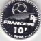 Franta 10 Francs franci 1996 World Cup Comemorativa