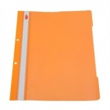 Set 50 bucati Dosare plastic cu sina Daco, portocaliu