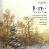 CD Britten / Justin Lavender Tenor - Piano Julian Milford &lrm;Three Songs Cycles, Clasica