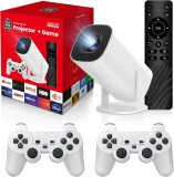 Cumpara ieftin Consola de jocuri cu proiector, 4K, 2 joystick-uri, wireless, Ultra HD, Android