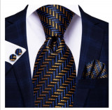 Set cravata + batista + butoni - matase - model 20, HTM
