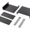 Carcasă aluminiu neagră - dimensiuni 300mm x 261mm x 134mm