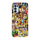 Husa compatibila cu Oppo A74 5G model Simson Universe, Silicon, TPU, Viceversa, Transparent, Carcasa