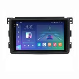 Navigatie dedicata cu Android Smart Fortwo 2007 - 2010, 8GB RAM, Radio GPS Dual