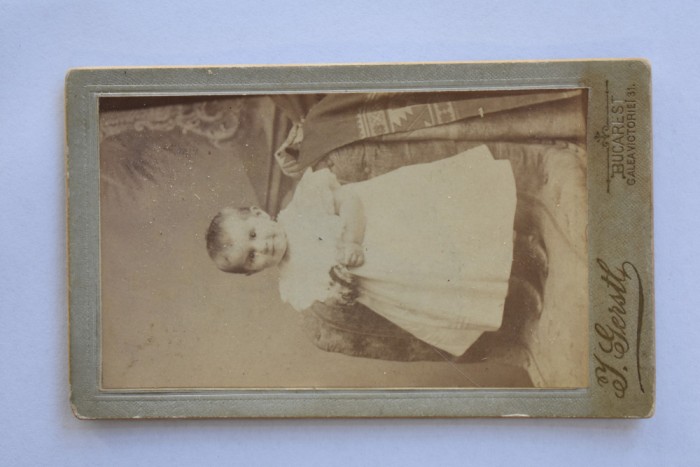 CDV Atelier J. Gerstl Bucuresti Bucarest fetita