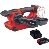 Einhell TP-BS 18/457 Li BL PXC + Starter Kit - Slefuitor cu banda 75x457 mm + Set 1 acumulator si incarcator Li-Ion 18 V 2.5 Ah