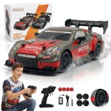 Masina Drift 4A 4, lumini LED, 2 seturi de Anvelope, pentru Copii si Adulti, acumulator inclus, 19x8.5x6 cm