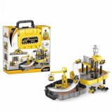 Set de joaca santier de constructii in valiza galbena, Oem