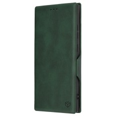 Husa tip carte pentru samsung galaxy s24 ultra, techsuit, inchidere magnetica, green foto