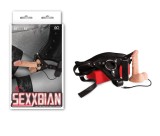 Sex Xibian - Strap-on cu vibrații, 13 cm, flesh