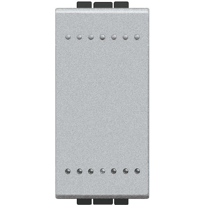 Intrerupator cap scara Living Light Bticino 1M aluminiu NT4003N