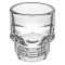 Pahar Shot Sticlă, Model Craniu, Capacitate 50ml, Transparent