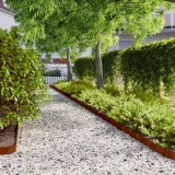 vidaXL Borduri de gazon 10 buc. 10x103 cm oțel Corten flexibil 821890