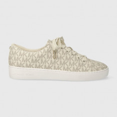 MICHAEL Michael Kors sneakers Keaton culoarea bej, 43R4KTFS1B