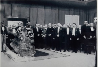 1931 Foto Berman / Majestatea Sa Regele / inaugurare studio radio Romania foto