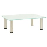 vidaXL Suport TV, mătuit, 40 x 35 x 17 cm, sticlă securizată 322759