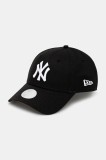 New Era șapcă 12122741-BLKWHI