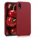 Cumpara ieftin Husa pentru Apple iPhone XR, Piele naturala, Rosu, 45955.09, Carcasa, Kalibri