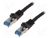 Cablu patch cord, Cat 6a, lungime 1m, S/FTP, LOGILINK - CQ4033S foto
