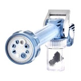Pistol multifunctional pentru spalare auto sau stropit gradina, pulverizator cu 8 moduri de jet, rezervor sapun detasabil 100 ml, presiune reglabila,