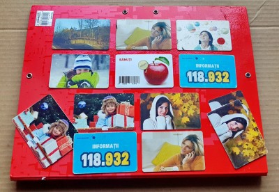 G297-Lot 14 bucati cartel telefonice Romania 8 diferite si 6 dubluri. Pret pe lot. foto