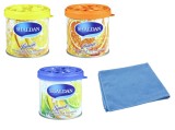 Mix 3 odorizante My Shaldan - Lemon, Orange , Squash si Laveta Microfibra