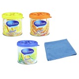 Mix 3 odorizante My Shaldan - Lemon, Orange , Squash si Laveta Microfibra