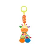 Jucarie pentru patut, Girafa cu sunet, suspendabil, 35 cm, ATU-089846, Oem