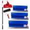Set 3 gletiere profesionale, inox, 25, 40, 60 cm, suport, maner telescopic, rola gletuit, Olejnik, Ergolite GartenVIP DiyLine