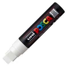 Marker UNI PC-17K Posca,15.0 mm,varf tesit,alb