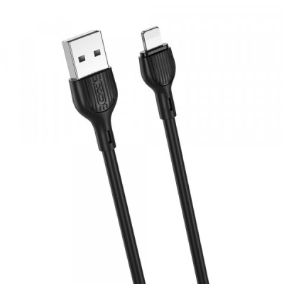 Cablu Date si Incarcare USB-A - Lightning XO Design NB200, 10.5W, 1m, Negru foto