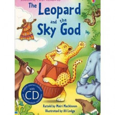 The Leopard and the Sky God (+CD) - Paperback brosat - Mairi Mackinnon - Usborne Publishing
