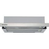Hota telescopica HTCH-440FS, 1 motor, 325 m3/h, 2 trepte de viteza, 60 cm, Inox