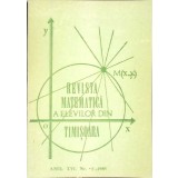 REVISTA MATEMATICA A ELEVILOR DIN TIMISOARA NR.2 1985-NICOLAE NEGOESCU-338321