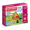 Set de constructie cu piese magnetice, MAGFORMERS 40 piese