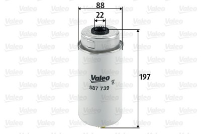 VALEO 587739 filtru combustibil foto