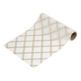 Tesatură Decorativă Crăciun, Model Carouri, Dimensiune 28cmx4m, Oem