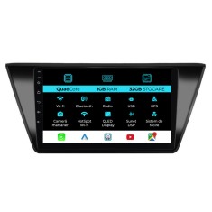 Navigatie Dedicata Volkswagen Touran (2014 - 2020), 10Inch, 1Gb Ram, 32Gb Stocare, Carplay