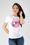 Z312-2 Tricou casual cu imprimeu colorat, S