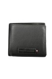 Tommy Hilfiger Portofel mare din piele naturala pentru barbati, Negru, Universala