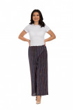 Pantaloni evazati cu sclipici Glamorous, 40, Multicolor