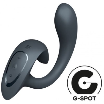 SATISFYER - G FOR GODDESS 1 RABBIT VIBRATOR DARK GRAY foto