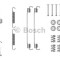 Set accesorii, sabot de frana RENAULT CLIO IV (2012 - 2016) BOSCH 1 987 475 294