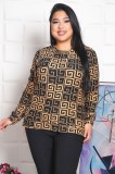 Cumpara ieftin Bluza Eleganta Geometric - 50Marimea