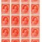 Centenarul nasterii regelui Carol I, 1938, 3 L, bloc 20 buc., neobliterate