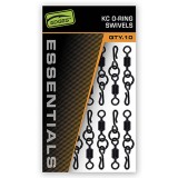 Agrafa Cu Vartej Si Anou FOX Edges KC O-Ring Swivels, 10buc/pac