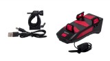 Far LED pentru bicicleta cu suport pentru telefon