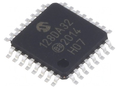 Microcontroler AVR TQFP32 1.8-5.5VDC AVR128 AVR-DA foto