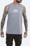 Alpha Industries tricou din bumbac Koszulka Alpha Industries Basic Tank 126566 17 culoarea gri 126566.17-grey