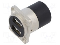 Adaptor USB A soclu x2 CLIFF USB 2.0 19x24mm